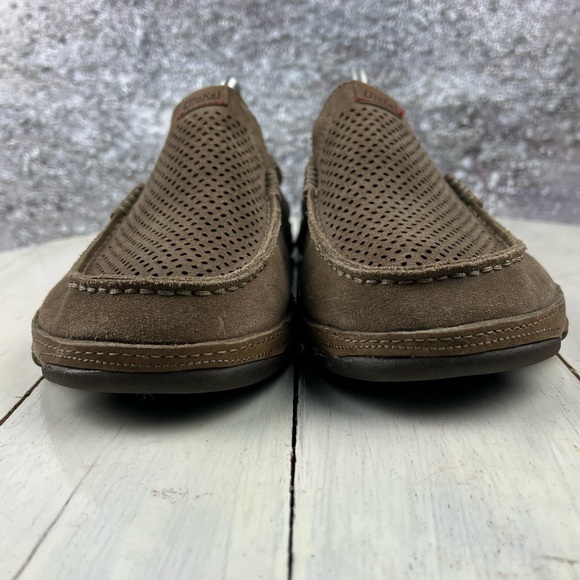 523pte OluKai Moloa Kohana Brown Loafers Slip-On Comfort Shoes 11 main image 10